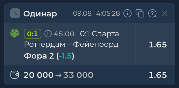 Изображение к прогнозу Спарта Роттердам - Фейеноорд