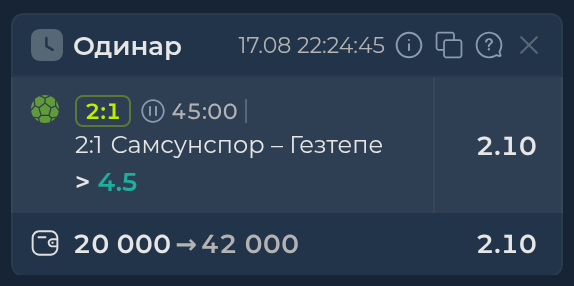 Изображение к прогнозу Самсунспор - Гезтепе