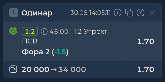 Изображение к прогнозу Утрехт - ПСВ
