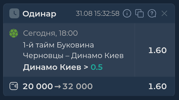 Изображение к прогнозу Буковина Черновцы - Динамо Киев