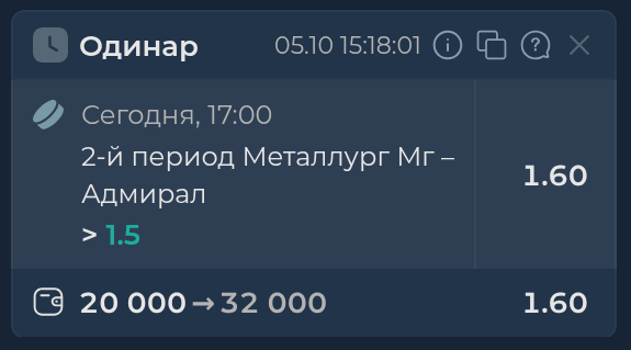 Изображение к прогнозу Металлург Мг - Адмирал