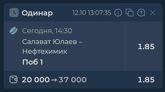 Изображение к прогнозу Салават Юлаев - Нефтехимик